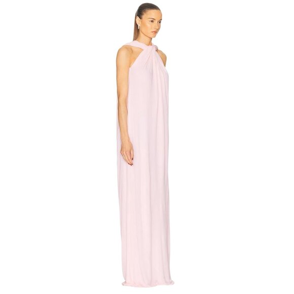 Jil Sander Sleeveless Maxi Dress in Confetti Pink 38 New Womens Formal Gown - Picture 3 of 16